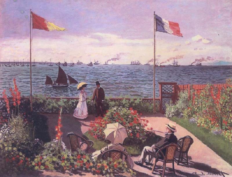 Claude Monet Terrace at Sainte-Adresse